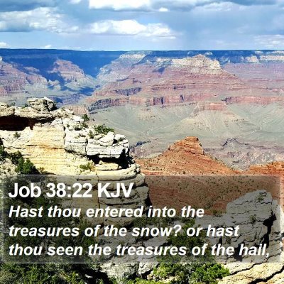 Job 38:22 KJV Bible Verse Image