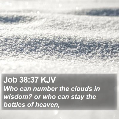 Job 38:37 KJV Bible Verse Image