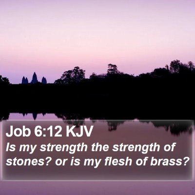Job 6:12 KJV Bible Verse Image