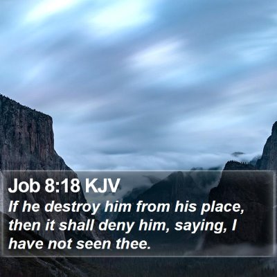 Job 8:18 KJV Bible Verse Image