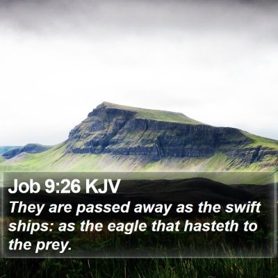 Job 9:26 KJV Bible Verse Image