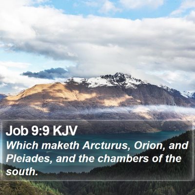 Job 9:9 KJV Bible Verse Image