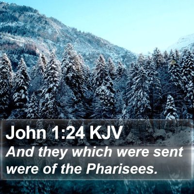 John 1:24 KJV Bible Verse Image