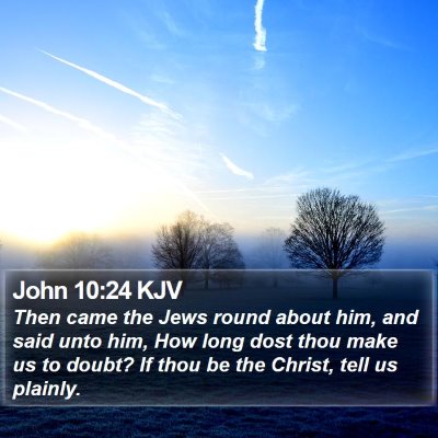 John 10:24 KJV Bible Verse Image