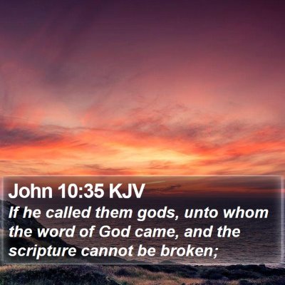 John 10:35 KJV Bible Verse Image