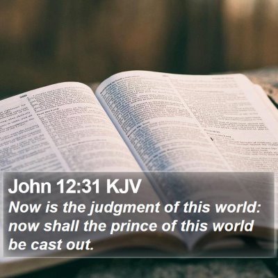 John 12:31 KJV Bible Verse Image