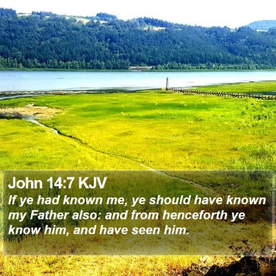 John 14:7 KJV Bible Verse Image