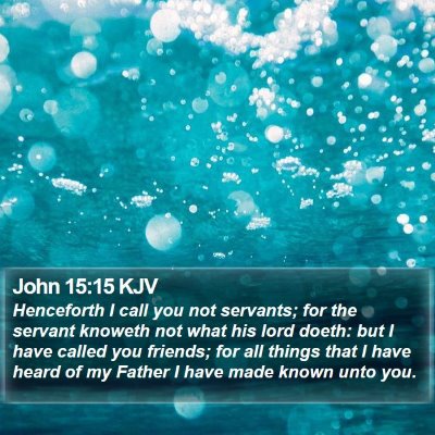 John 15:15 KJV Bible Verse Image