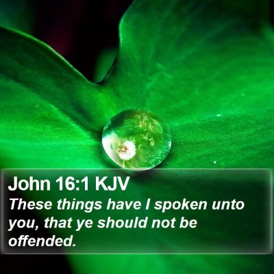 John 16:1 KJV Bible Verse Image