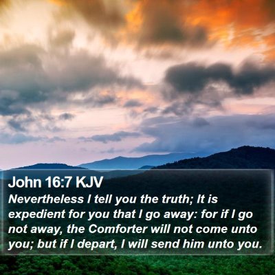 John 16:7 KJV Bible Verse Image