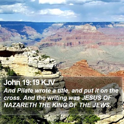 John 19:19 KJV Bible Verse Image