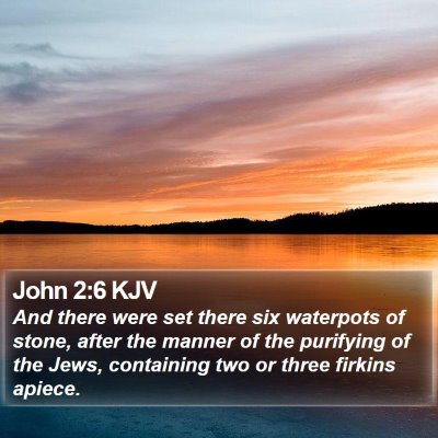 John 2:6 KJV Bible Verse Image