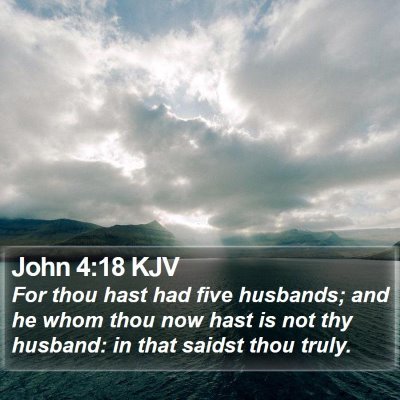 John 4:18 KJV Bible Verse Image
