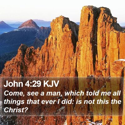John 4:29 KJV Bible Verse Image