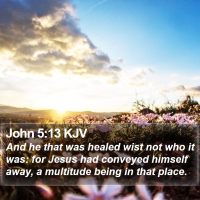 John 5:13 KJV Bible Verse Image