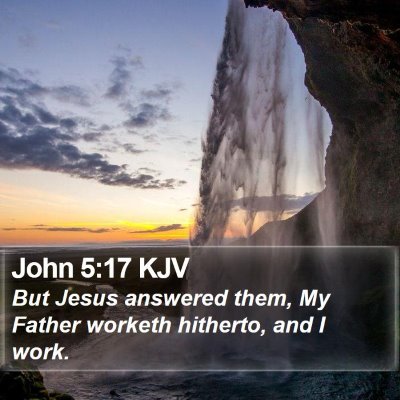 John 5:17 KJV Bible Verse Image