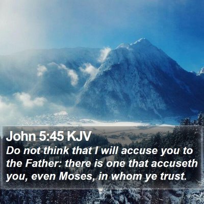 John 5:45 KJV Bible Verse Image