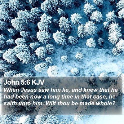 John 5:6 KJV Bible Verse Image