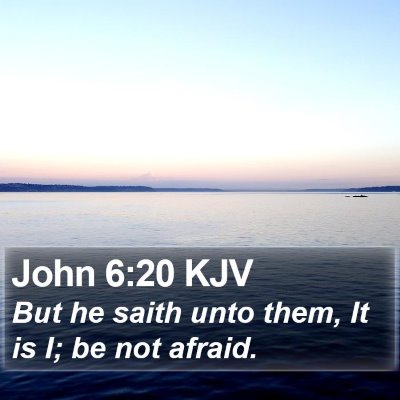 John 6:20 KJV Bible Verse Image