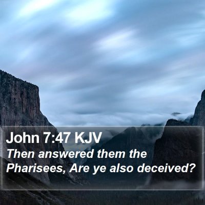 John 7:47 KJV Bible Verse Image