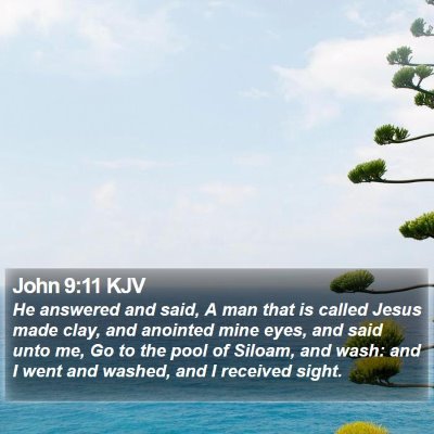 John 9:11 KJV Bible Verse Image