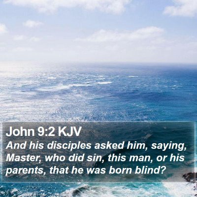John 9:2 KJV Bible Verse Image