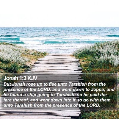 Jonah 1:3 KJV Bible Verse Image