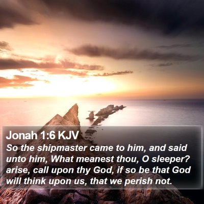 Jonah 1:6 KJV Bible Verse Image