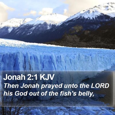 Jonah 2:1 KJV Bible Verse Image
