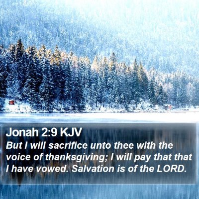 Jonah 2:9 KJV Bible Verse Image
