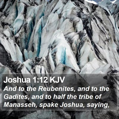 Joshua 1:12 KJV Bible Verse Image