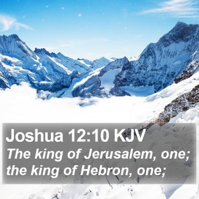 Joshua 12:10 KJV Bible Verse Image