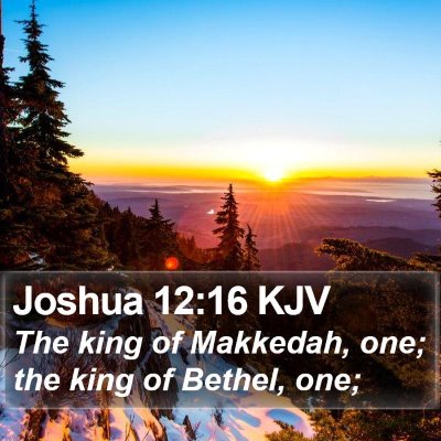 Joshua 12:16 KJV Bible Verse Image