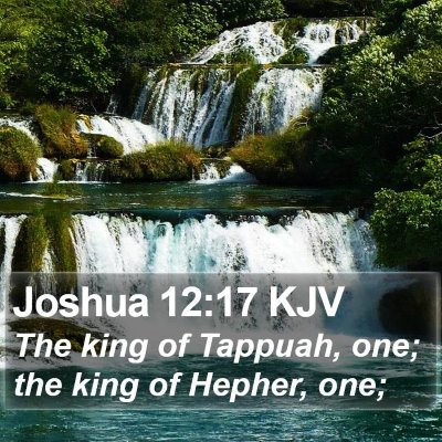 Joshua 12:17 KJV Bible Verse Image