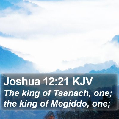 Joshua 12:21 KJV Bible Verse Image