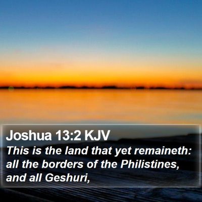 Joshua 13:2 KJV Bible Verse Image