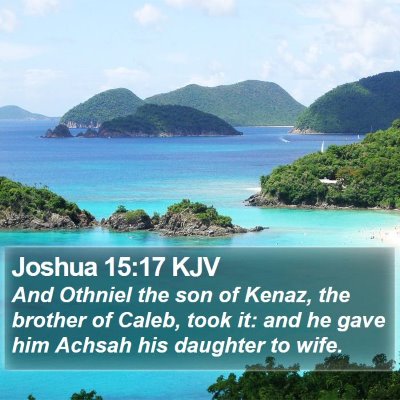 Joshua 15:17 KJV Bible Verse Image