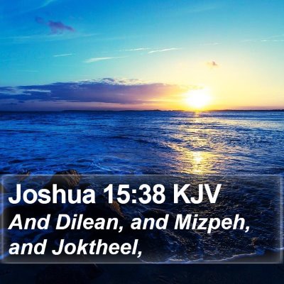 Joshua 15:38 KJV Bible Verse Image