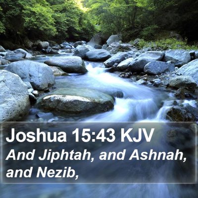 Joshua 15:43 KJV Bible Verse Image