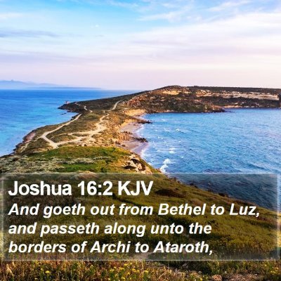 Joshua 16:2 KJV Bible Verse Image