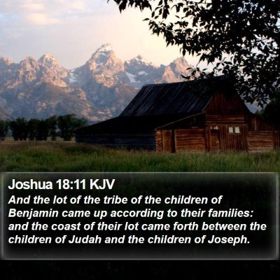 Joshua 18:11 KJV Bible Verse Image