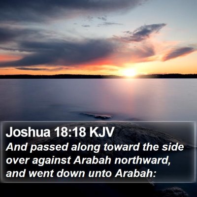 Joshua 18:18 KJV Bible Verse Image