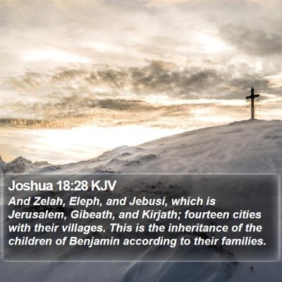 Joshua 18:28 KJV Bible Verse Image
