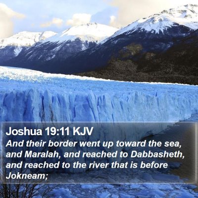 Joshua 19:11 KJV Bible Verse Image