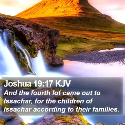 Joshua 19:17 KJV Bible Verse Image
