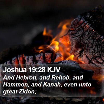 Joshua 19:28 KJV Bible Verse Image