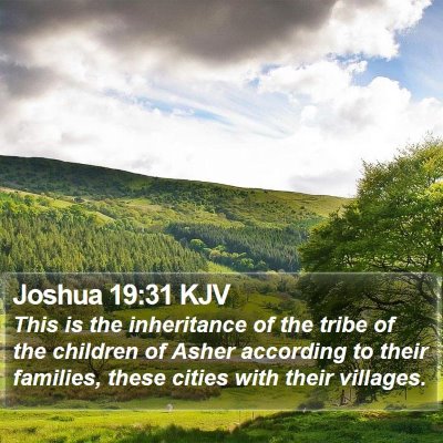 Joshua 19:31 KJV Bible Verse Image
