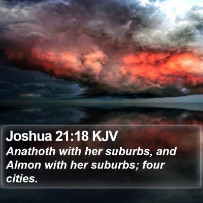 Joshua 21:18 KJV Bible Verse Image