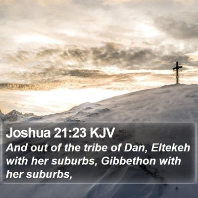 Joshua 21:23 KJV Bible Verse Image