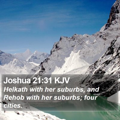 Joshua 21:31 KJV Bible Verse Image